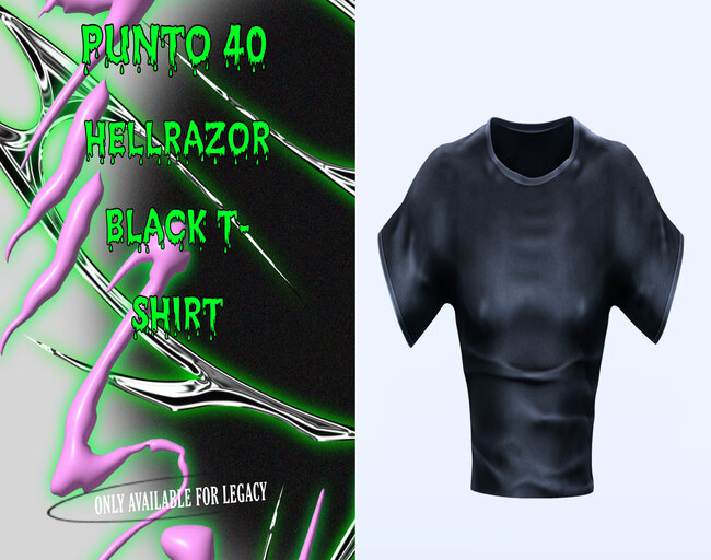 PUNTO40 - HELLRAZOR BLACK SHIRT