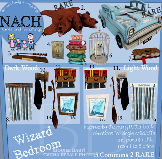 9. NACH Wizard Curtains Light