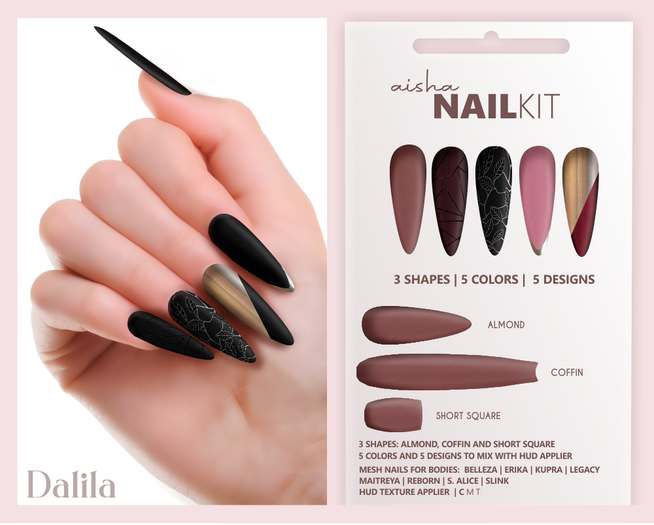 Dalila Aisha Nail Kit FATPACK