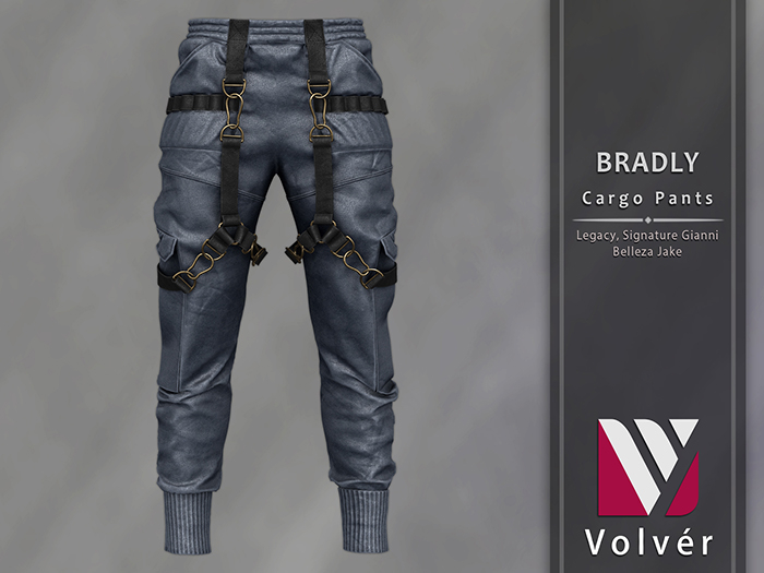 //Volver// Bradly Cargo Pants - Slategray