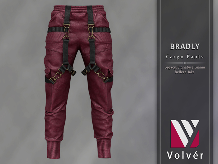 //Volver// Bradly Cargo Pants - Maroon