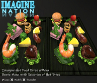 Imagine Hot Food Bites Board w/menu