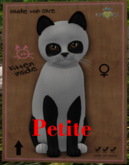 KittyCatS Box - Pandie - Ebony & Ivory Petite