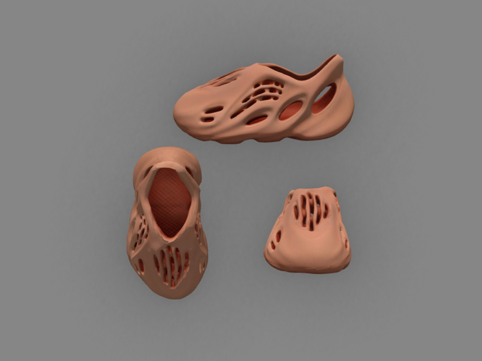 Chaussures Trois Bandes Orange