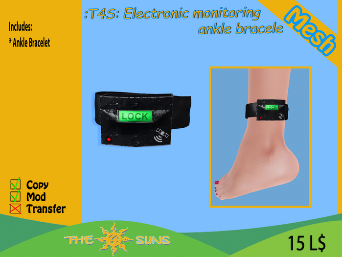 :T4S: electronic monitoring ankle bracelet
