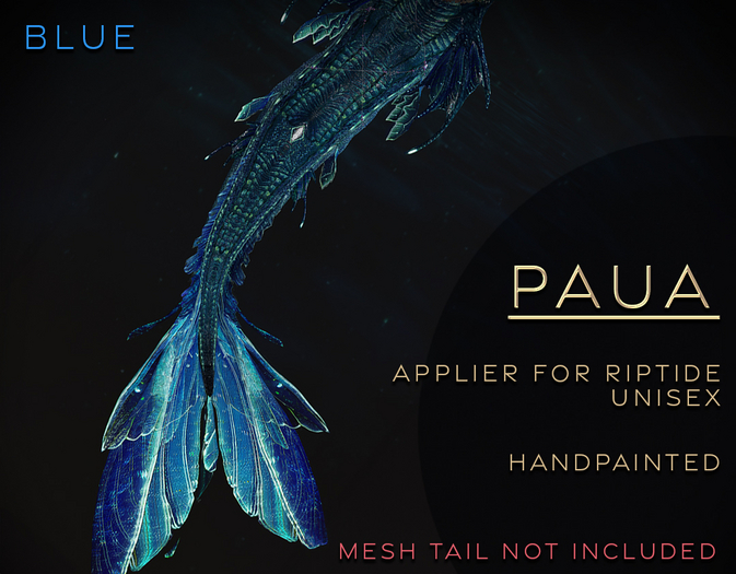 [AURO] "Paua" - RIPTIDE - BLUE