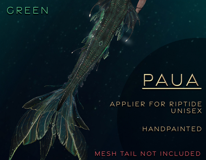 [AURO] "Paua" - RIPTIDE - GREEN