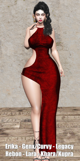 !!! Revna !!! 530 Dress Red Velvet
