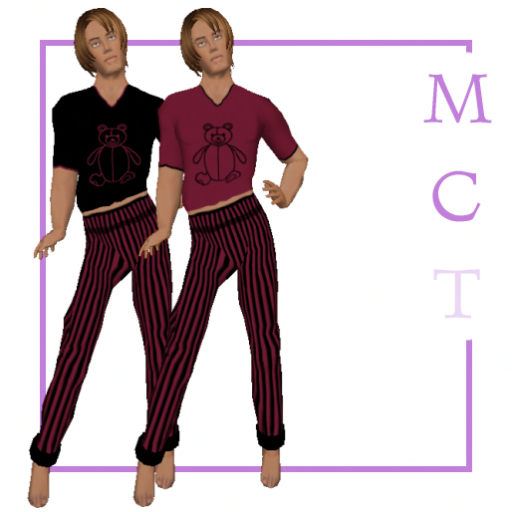 Teddybear men's pyjamas red [by Finally]