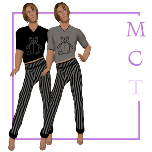 Teddybear men's pyjamas grey [by Finally]