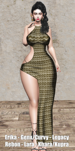 !!! Revna !!! 530 Dress Brown Knit