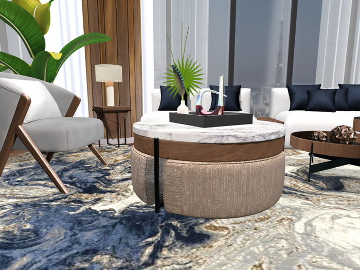 Hollyhood Los Angeles Seating Coffee Table