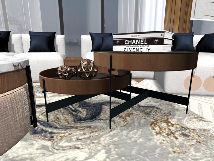 Hollyhood Los Angeles Nesting Table