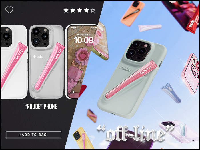 "Off-Line" x "Rhude" Phone / White