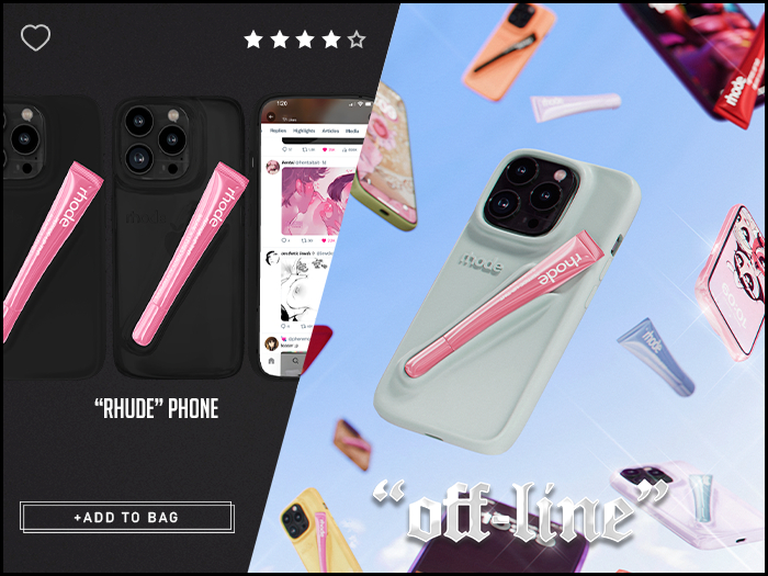 "Off-Line" x "Rhude" Phone / Black