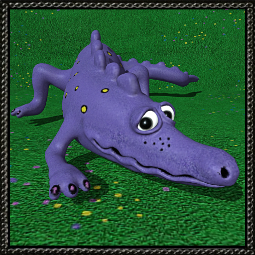 Cica's purple croc