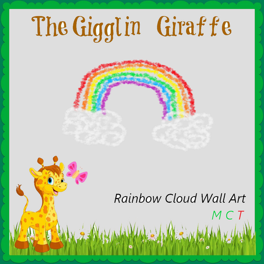 Rainbow Cloud Wall Art  