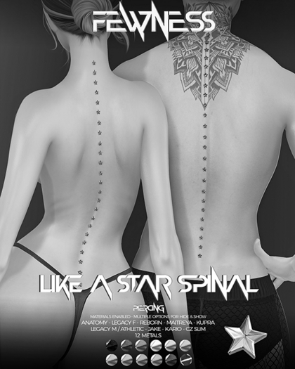 Fewness - Like a Star Spinal Piercing - DEMO