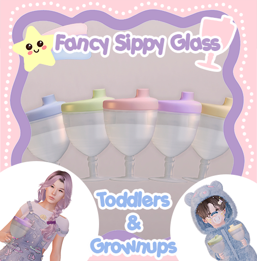 [Starries] Fancy Sippy Glass - Pastels for Toddlers and Grownups