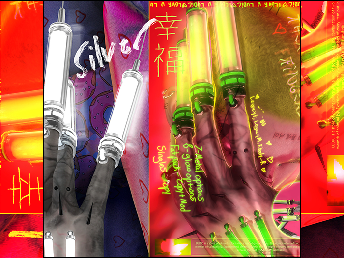 LUDIC - Theriac Fingers SILVER