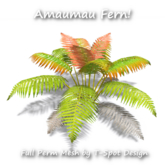 T-Spot Mesh - Amaumau Fern (Sadleria cyatheoides)- Full Perm - LI=1.2-4.1