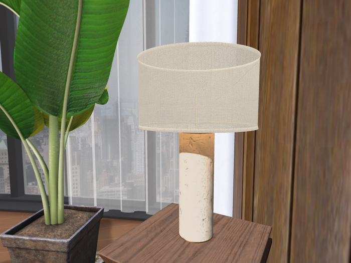 Hollyhood Los Angeles Lamp - White