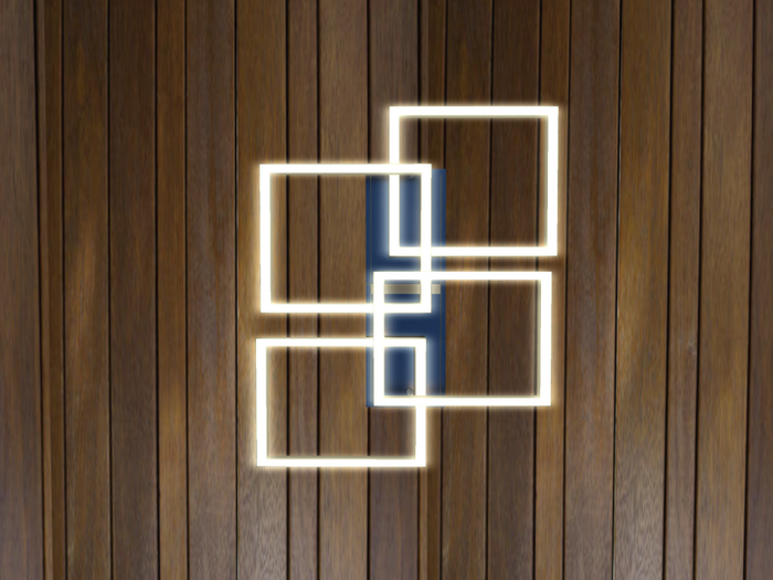 Hollyhood Los Angeles Geo Wall Light