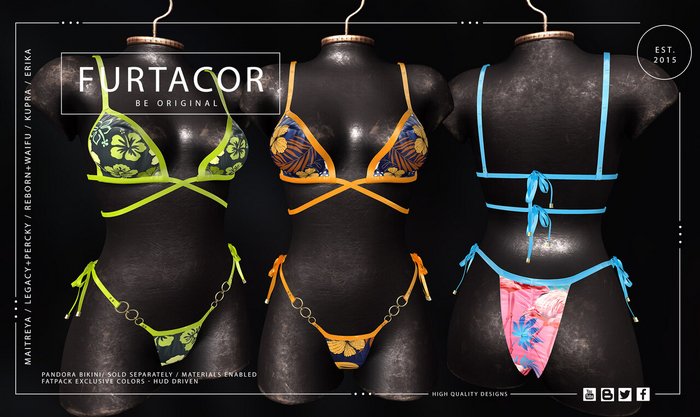 :::FurtaCor:::PANDORA BIKINI::: FATPACK