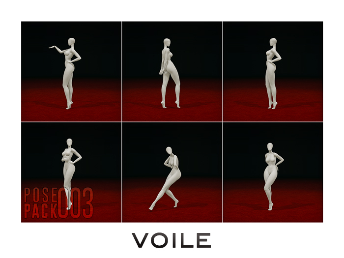 Voile - 'Posepack 003'