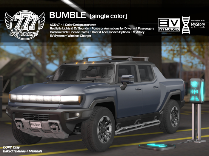 [777] BUMBLE - Space Blue (Add)