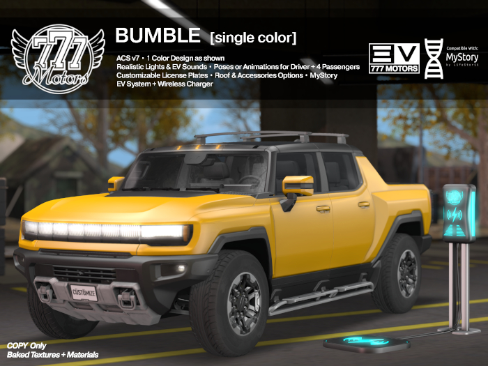 [777] BUMBLE - Solar Yellow (Add)