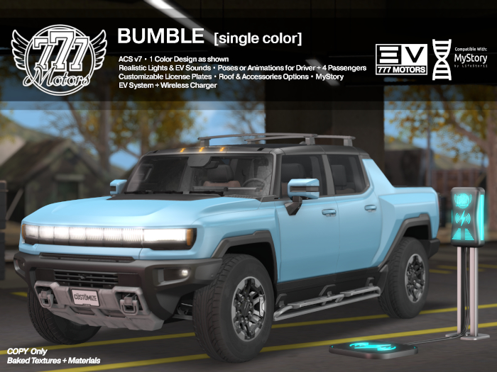 [777] BUMBLE - Icy Blue (Add)