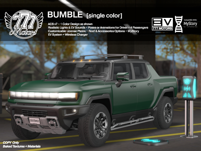 [777] BUMBLE - Forest Green (Add)