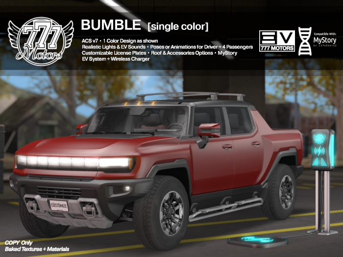 [777] BUMBLE - Carmine Red (Add)