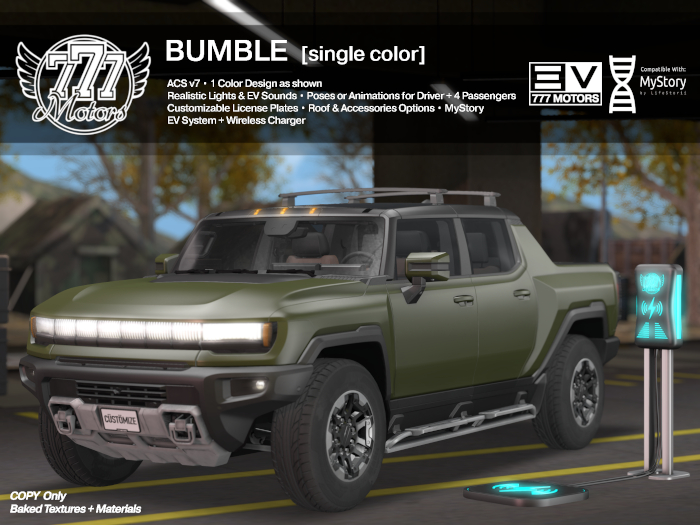 [777] BUMBLE - Army Green (Add)
