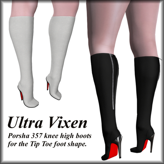 Ultra Vixen - TipToe - Porsha 357 Knee High Boots