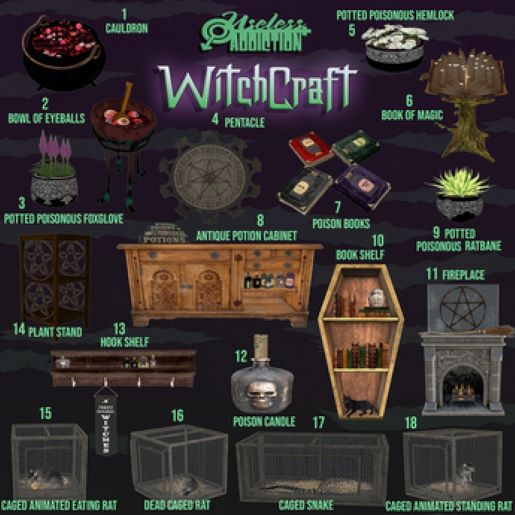 8 UA: WitchCraft-Antique Potion Cabinet