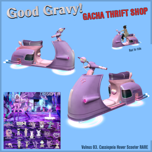 Cassiopeia Rideable Hover Scooter RARE