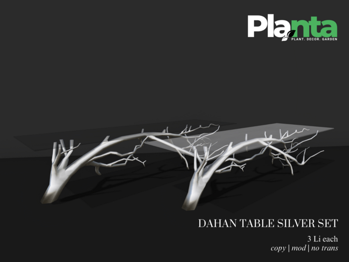 Planta - Dahan Table Silver Set