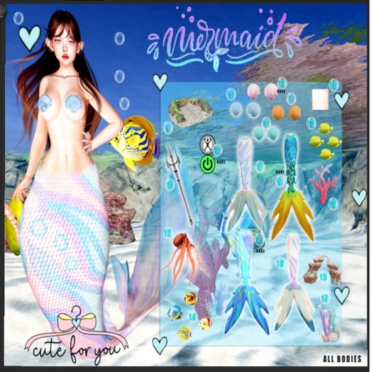 10 - MERMAID CUTE