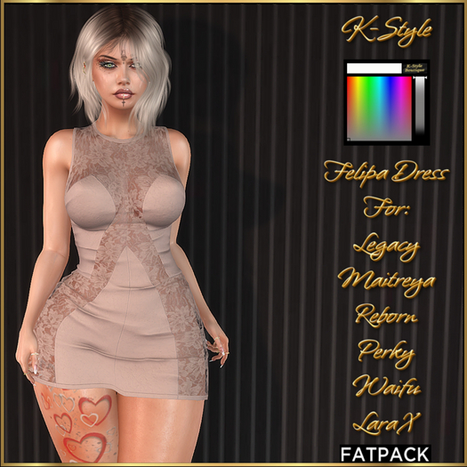 [K--Style] FELIPA DRESS - FATPACK #3
