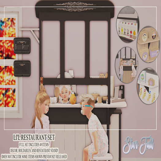 {Starfall} - Li'l Restaurant (light wood set)