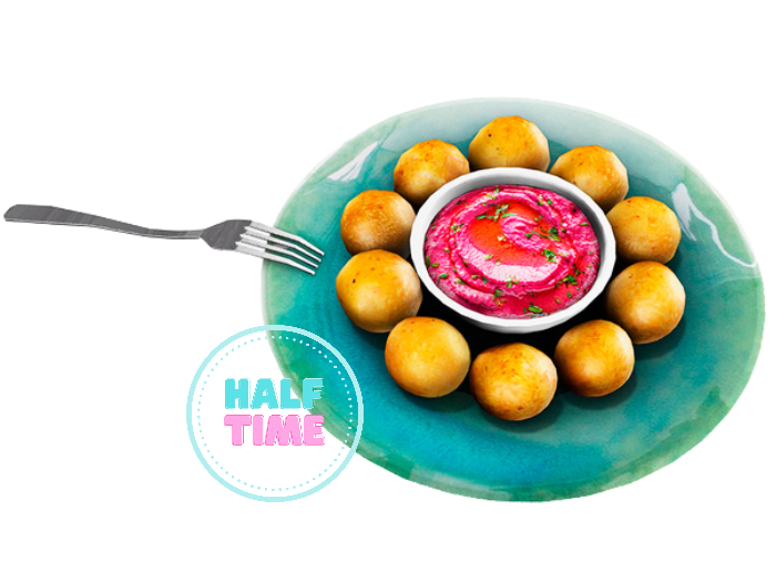 ionic : Starter - Sweet potato and zucchini balls