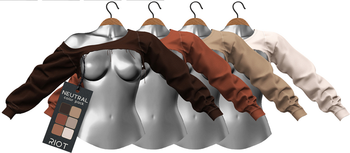 RIOT / Siobhan Ripped Sweater - Brown Pack