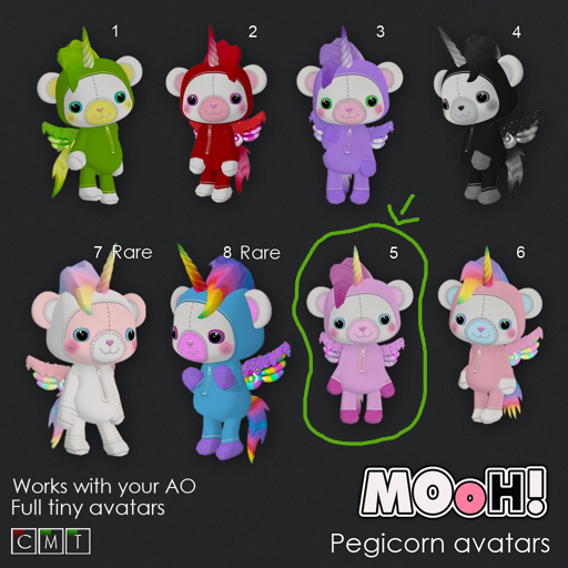 05. MOoH! Pegicorn avatar lilac