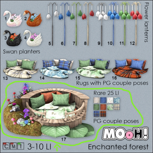 17. MOoH! Forest bed RARE