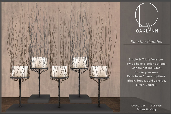 Oaklynn Rouston Candle Set