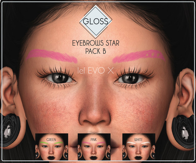 *Gloss* Eyebrows Star Pack B