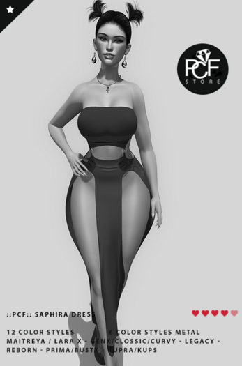 ::PCF:: Saphira Dress DEMO (Wear me & Touch me)