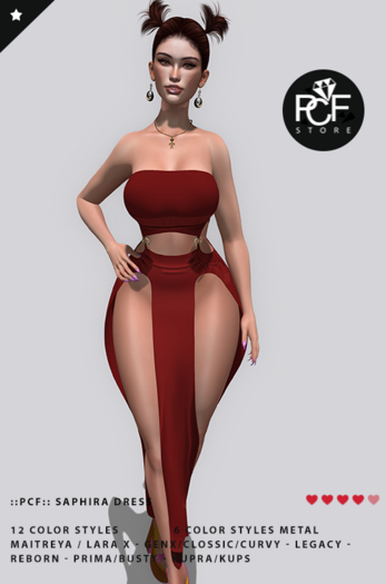 ::PCF:: Saphira Dress (Wear me & Touch me)